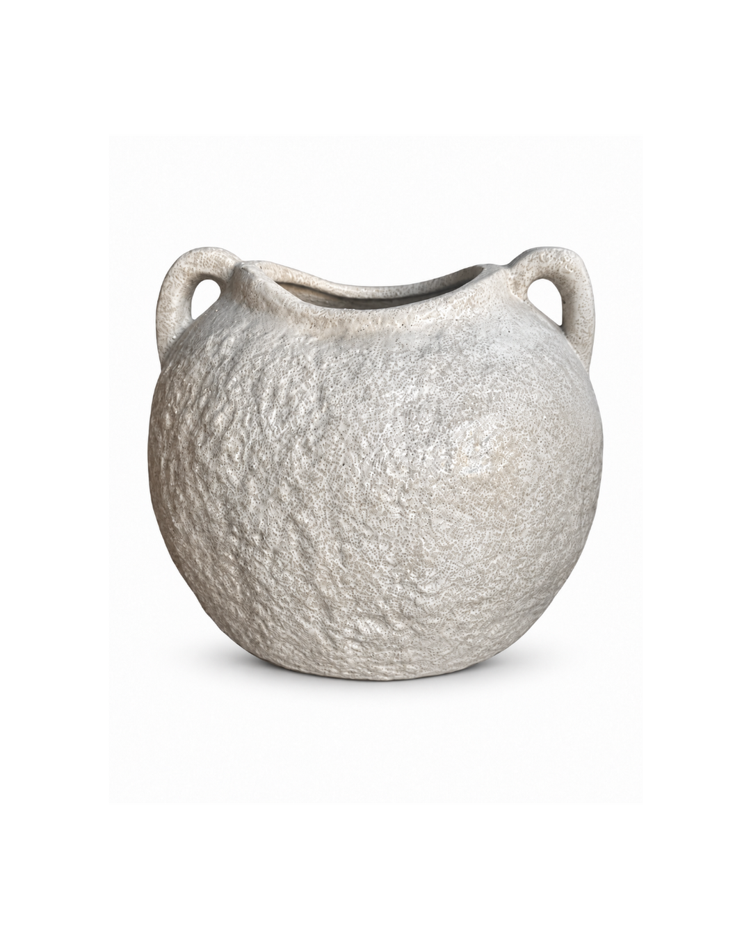 Rounded ceramic vase